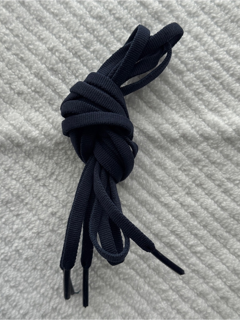 Dark Blue Flat Shoelaces 47” Replacement Sneaker Laces Pair